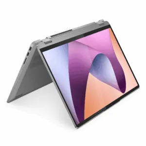 מחשב נייד Lenovo Flex 5 16ABR8 2-IN-1 Ryzen 7 7730U 512GB SSD 16GB 16" WUXGA  TOUCHSCREEN IPS WIN11 ARTIC GREY Backlit Keyboard FP Reader